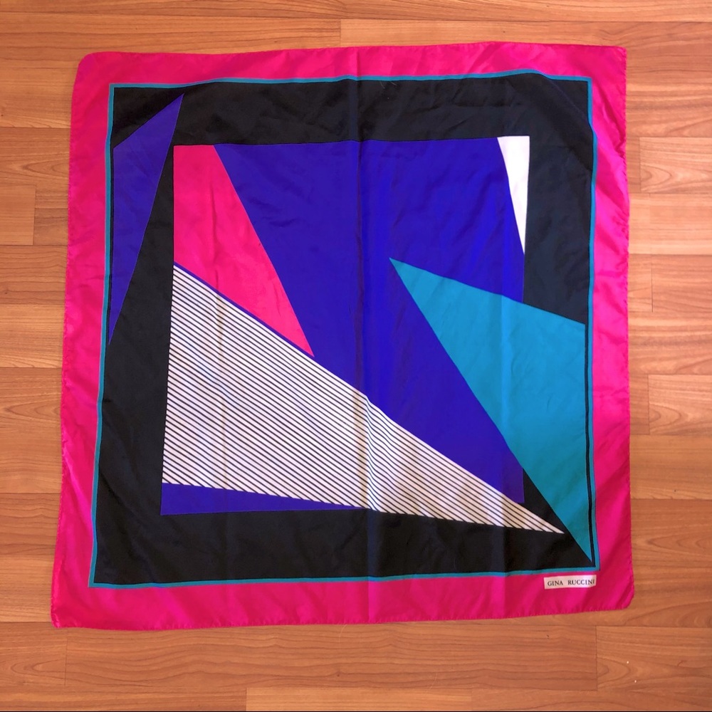 Gorgeous, vintage, Gina Ruccini scarf.